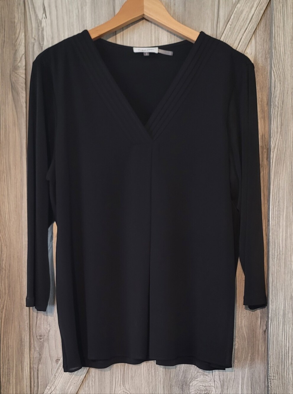 Calvin Klein Black Tunic Top L